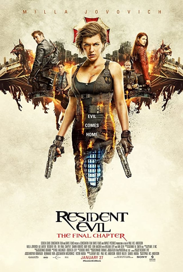 Poster Film Resident Evil: The Last Chapter, Dok: IMDb