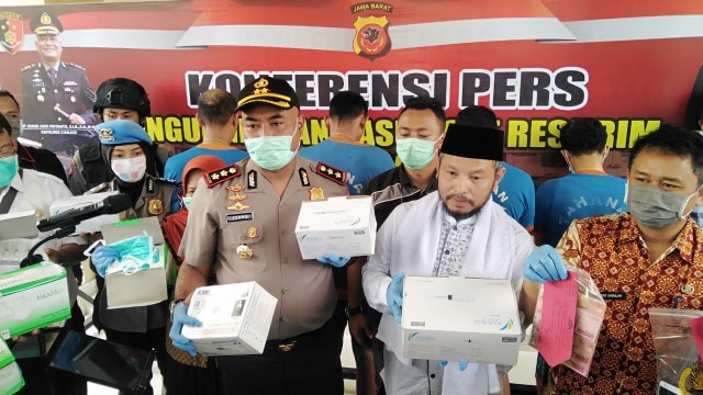 Kasus pencurian masker di RSUD Pagelaran, Cianjur