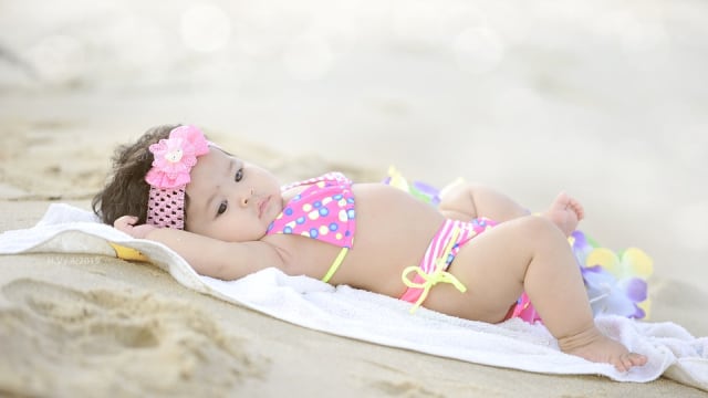 Ilustrasi bayi berjemur. Foto: Pixabay