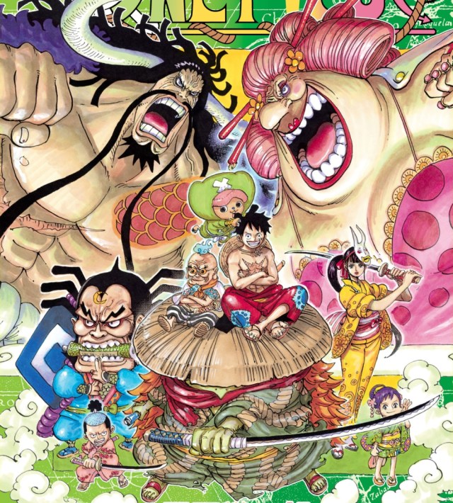 Komik One Piece cover Wano (sumber: Wikipedia)