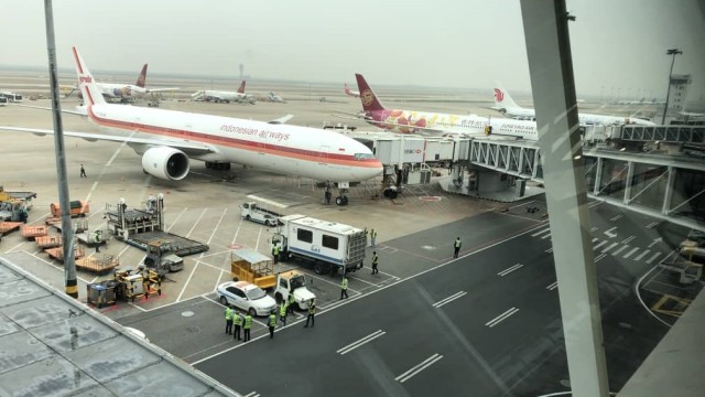 Pengiriman Alat Kesehatan dari China, untuk penanganan virus corona di Indonesia. Foto: Dok. KBRI Beijing