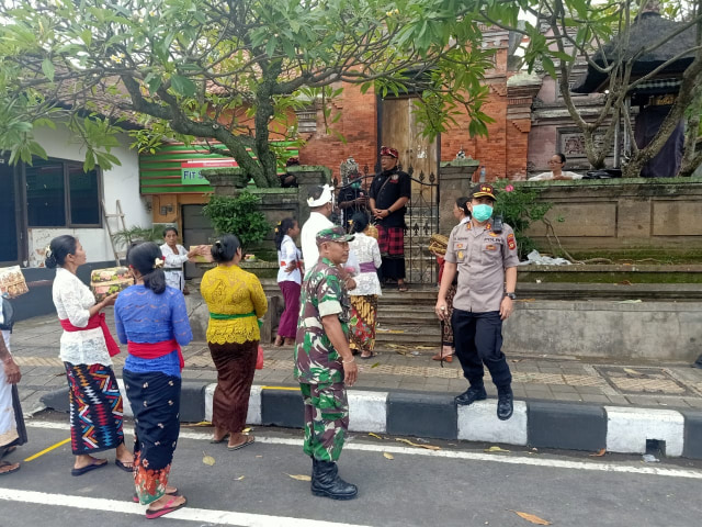 Suasana di Puri Klungkung. Foto: Dok. Polres Klungkung