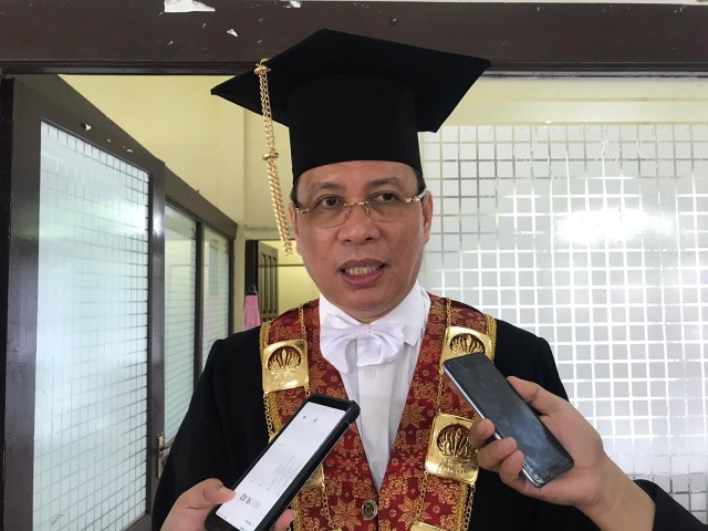 Rektor Untan, Garuda Wiko. Foto: Teri/Hi!Pontianak