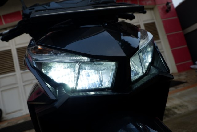 Pancaran lampu utama Honda Vario Foto: Aditya Pratama Niagara/kumparan