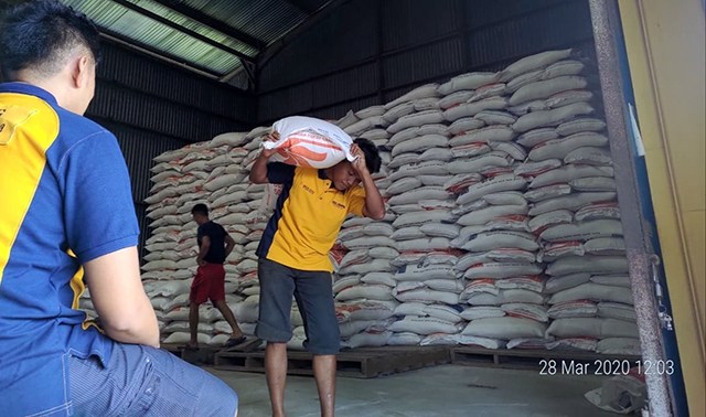 Gudang bulog Tahuna tempat persediaan stok pangan untuk wilayah Kabupaten Kepulauan di Sulawesi Utara (foto: istimewa) 
