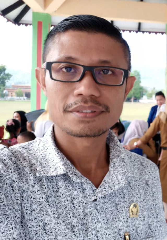 Ketua Bawaslu Kabupaten Bolmut, Irianto Pontoh 