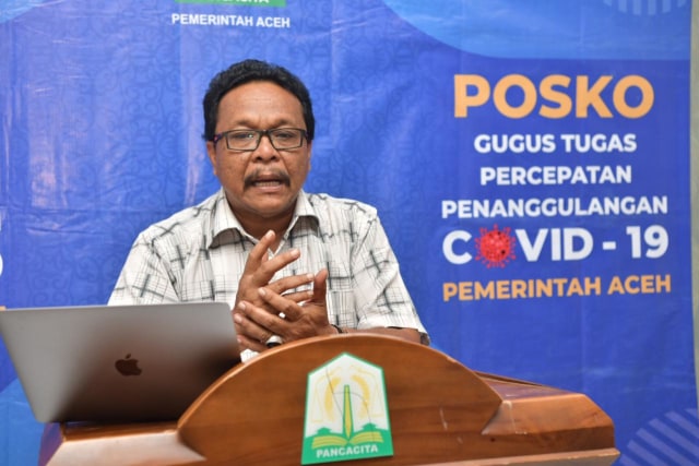 Juru Bicara COVID-19 Aceh, Saifullah Abdulgani. Dok. Humas Aceh