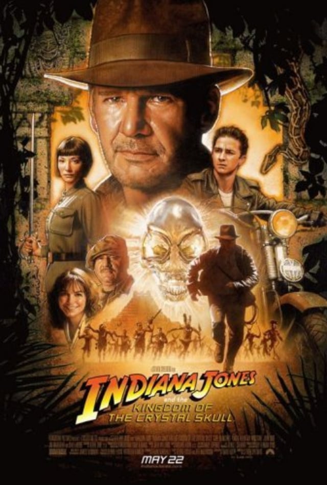 Poster Film Indiana Jones and The Kingdom of The Crystal Skull. Dok: IMDb