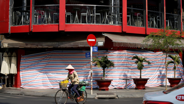 Suasana Kota Ho Chi Minh, Vietnam jelang Lockdown Foto: REUTERS/pool