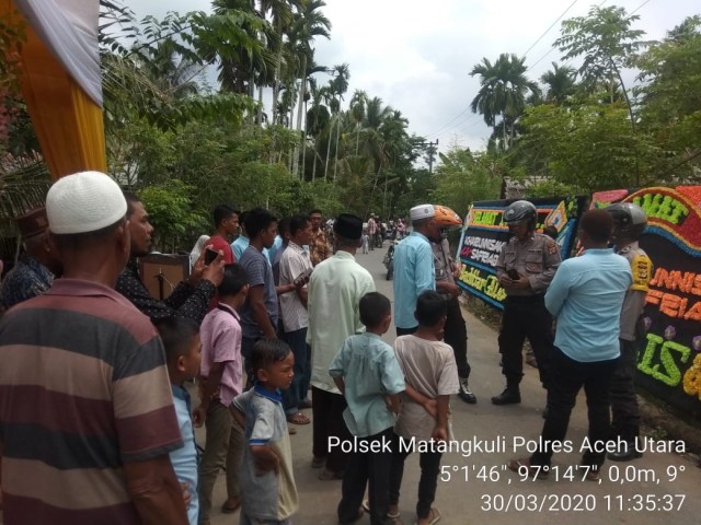 Polisi bubarkan pesta pernikahan di Aceh Utara