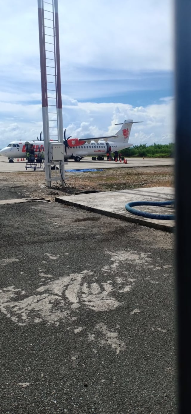 Wings Air sementara terparkir di Bandara Kaimana, fot:Istimewa