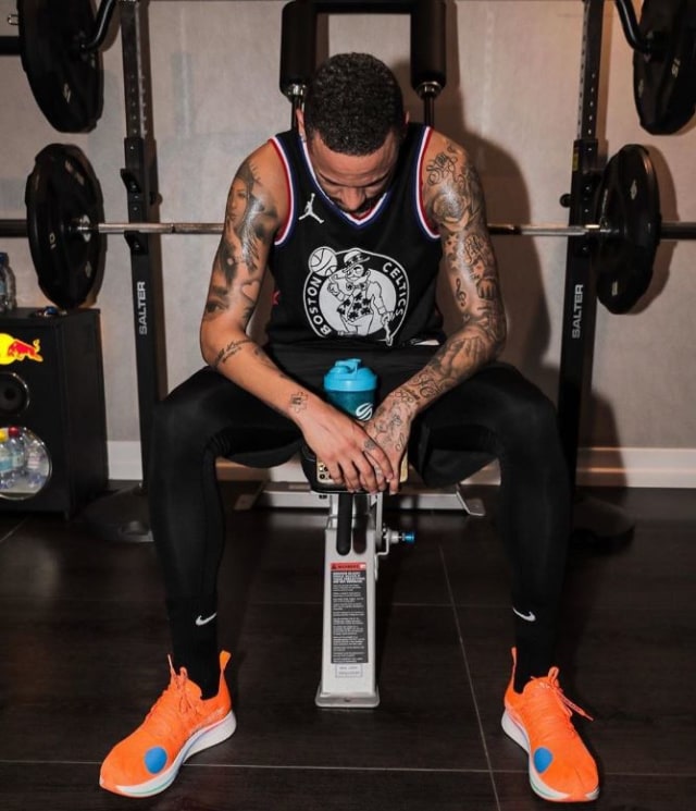 Neymar sedang berlatih fisik. Foto: Sosial media Neymar