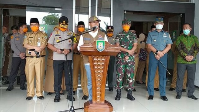 Gubernur umumkan kasus positif COVID-19 pertama di Bengkulu. Foto: ANTARA