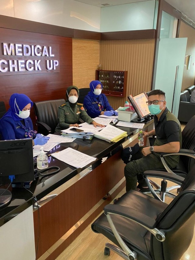 Detri Warmanto jalani tes swab di RSPAD Gatot Subroto, Jakarta Pusat, Selasa (31/3), Foto: Dok. Pribadi 