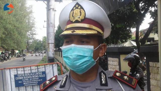 Kasat Lantas Polresta Solo Kompol Busroni ketika dikonfirmasi. (Agung Santoso)