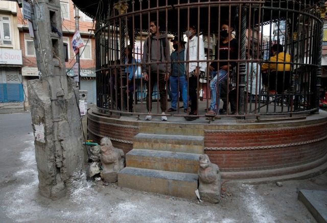 lockdown di Nepal