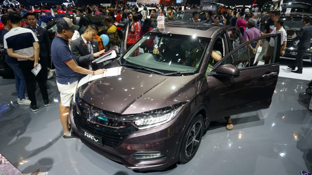 Mobil New Honda HR-V di pameran GIIAS 2018, ICE, BSD, Tangerang, Sabtu (4/8). Foto: Aditia Noviansyah/kumparan