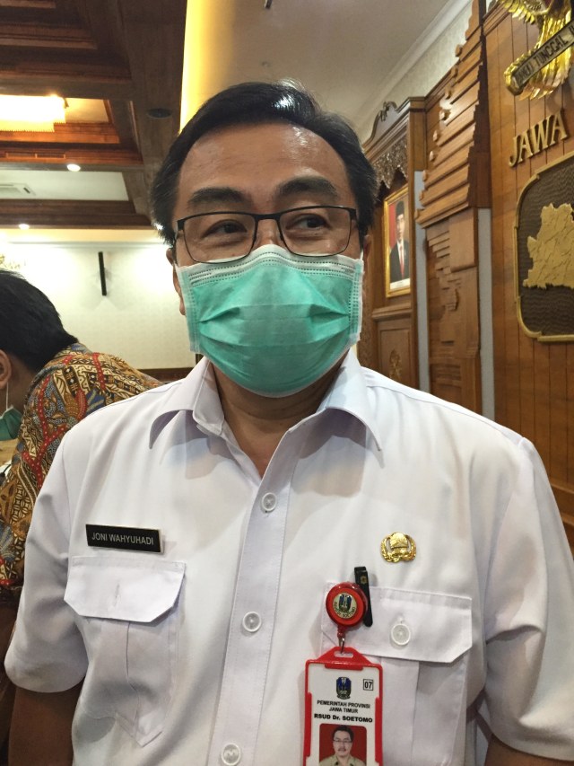 Ketua Gugus Kuratif Penanganan COVID-19 Jawa Timur, Joni Wahyuhadi. Foto: Dok. Istimewa