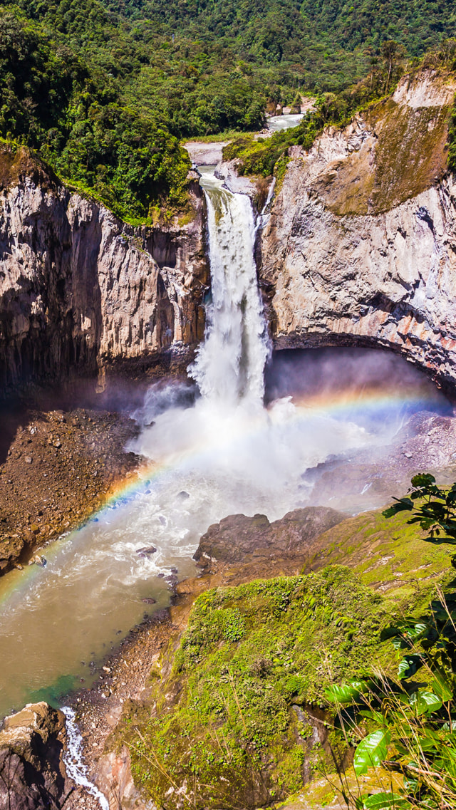 Air Terjun San Rafael yang menghilang di Ekuador. Foto: Shutterstock