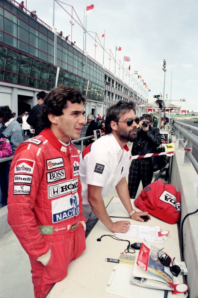 Ayrton Senna di tes pramusim Formula 1 1991. Foto: Eric Feferberg / AFP