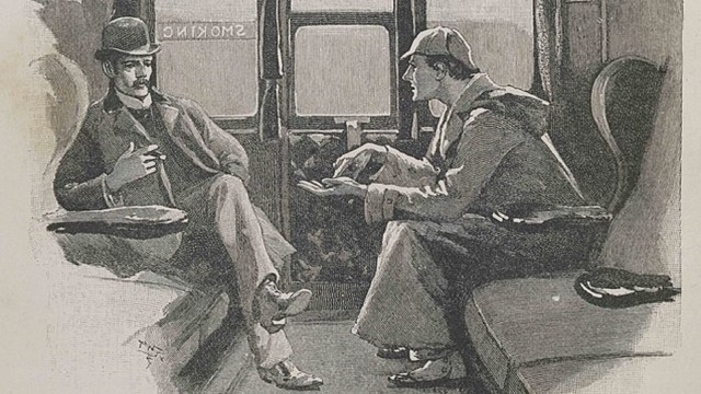 Foto: Ilustrasi Holmes Bersama dengan Watson dalam Sketsa Sidney Paget | commons.wikimedia.org