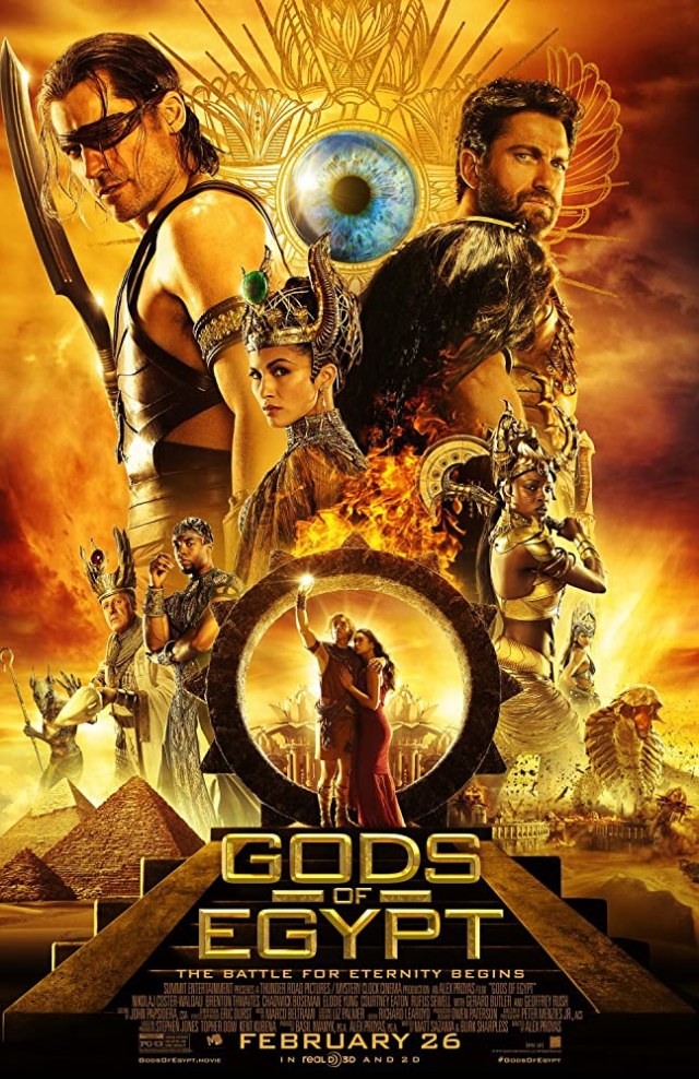 Poster film Gods Of Egypt. Dok: IMDb