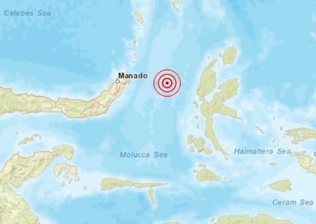 Gempabumi dengan berkekuatan 6,1 Skala Richter mengguncang Maluku Utara, pada Senin (06/04/2020) 