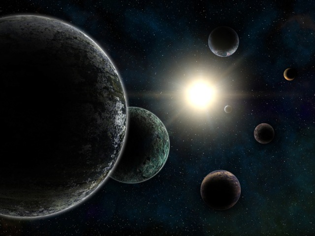 Ilustrasi sistem eksoplanet TRAPPIST-1 Foto: Shutter Stock