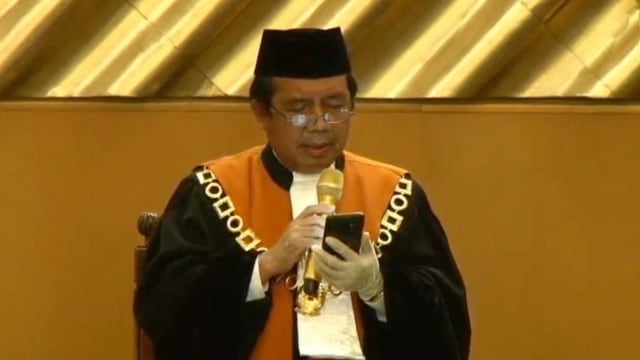 Ketua MA terpilih M Syarifuddin. Foto: Youtube/@Mahkamah Agung