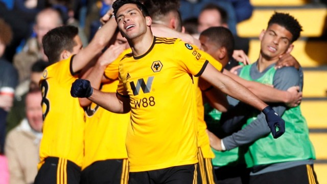 Pemain Wolverhampton Wanderers, Raul Jimenez. Foto: Reuters/Matthew Childs