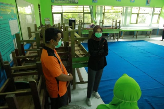 Di-back up TNI-Polri, Pemkab Probolinggo Siapkan Sekolah Sebagai Karantina