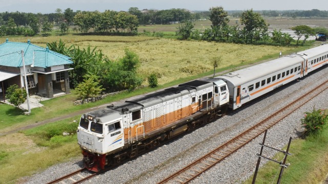 Ilustrasi kereta api. Foto: ANTARA FOTO/Siswowidodo