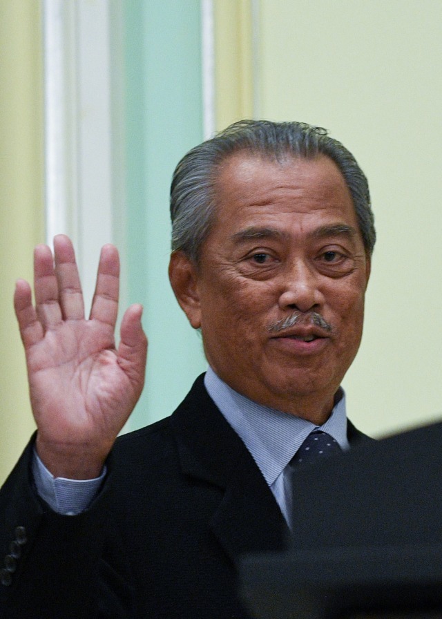 Perdana Menteri Malaysia Muhyiddin Yassin. Foto: AFP/Mohd RASFAN