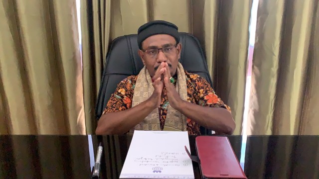 Ketua Umum Harian Majelis Ulama Indonesia (MUI) Provinsi Papua, KH. Umar Bauw Al Bintuni. 