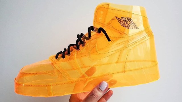 Nike Air Jordan 1 transparan dok Instagram @cerealartist