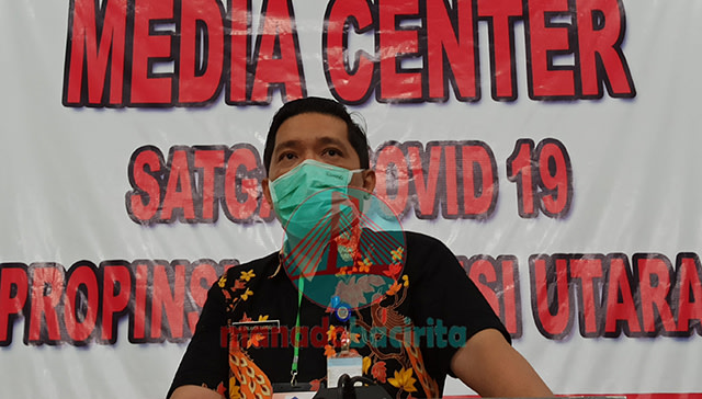 Tukang bicara Satgas COVID-19 Sulawesi Utara, dr Steaven Dandel 
