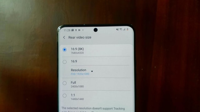 Fitur 8K Video Galaxy S20 Ultra