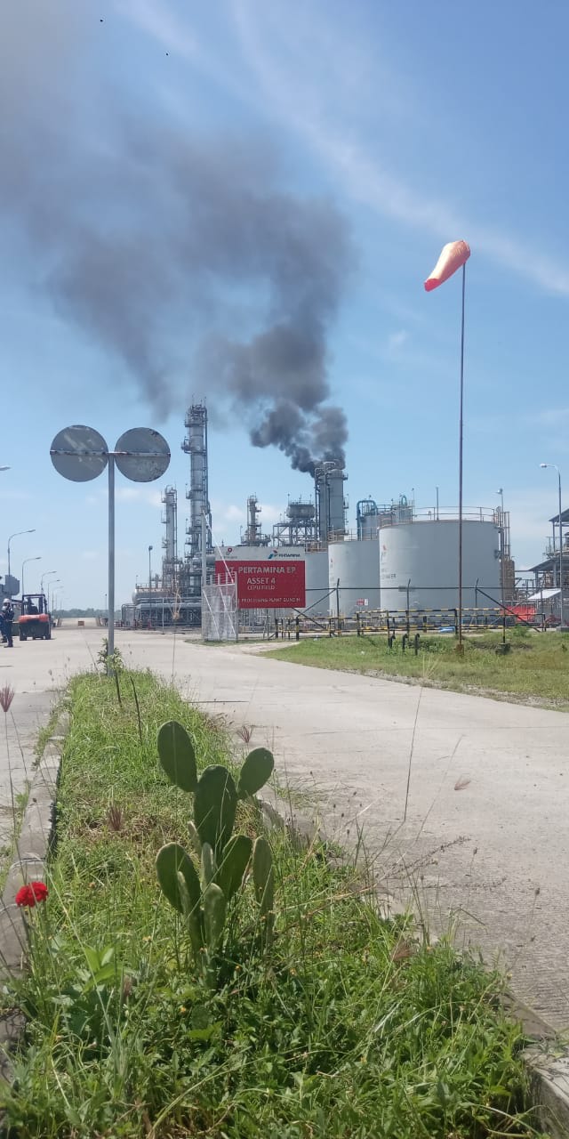 Aset area operasi Central Processing Plant (CPP) Gas Gundih, milik Pertamina di Kabupaten Blora, Jawa Tengah. Foto: Dok. Istimewa