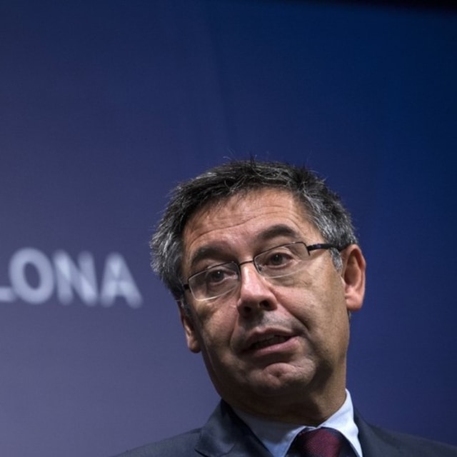 Presiden FC Barcelona, Josep Maria Bartomeu. Foto: Josep Lago/AFP