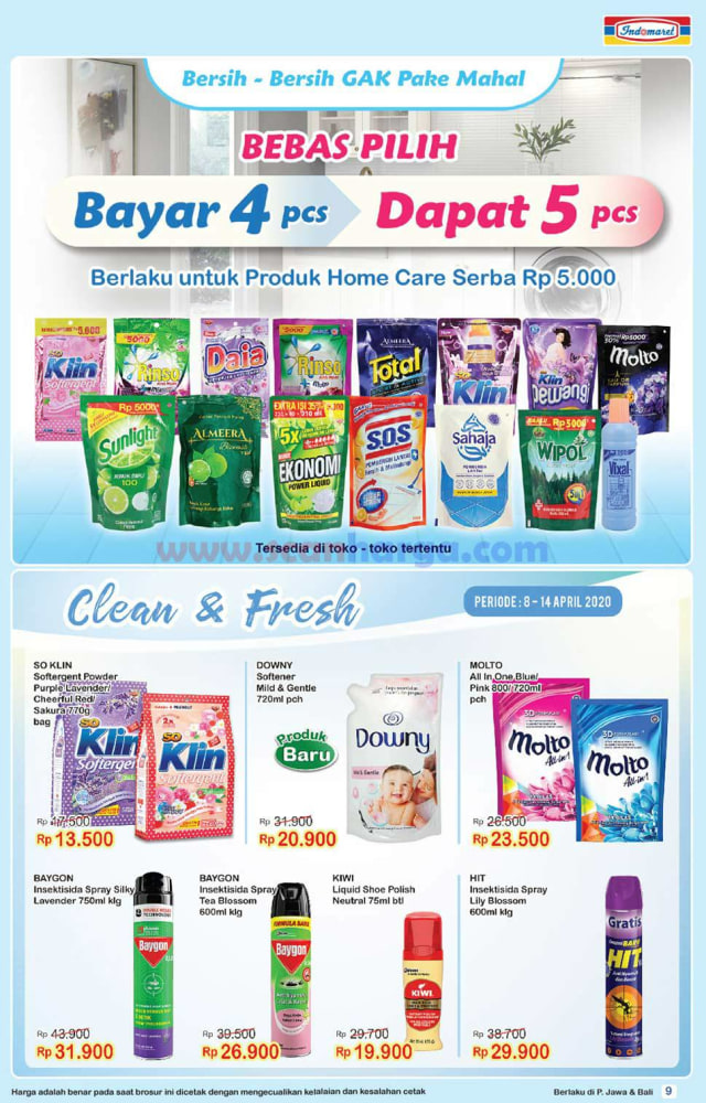 Info Promo Potongan Harga  dan Produk Gratis dari 