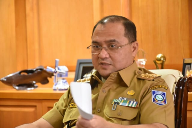 Gubernur Bangka Belitung, Erzaldi Rosman.