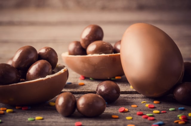 Ilustrasi cokelat telur Paskah Foto: Shutter Stock
