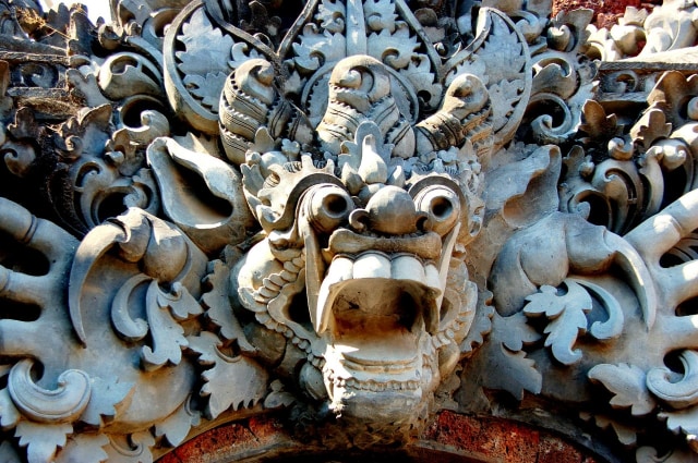 Ilustrasi topeng leak Bali Foto: Pixabay