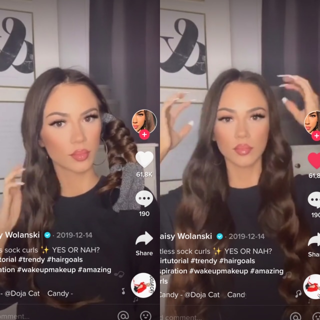 Tren Keriting Rambut Pakai Kaus Kaki