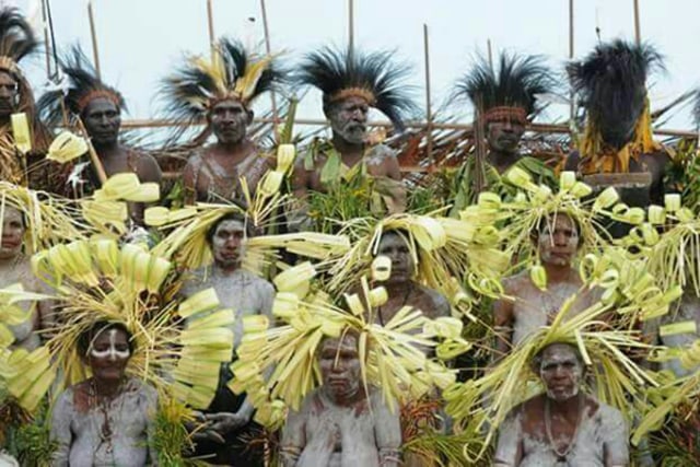 Suku Marind, suku asli Kabupaten Merauke. (Dok: kabarpapua.co)