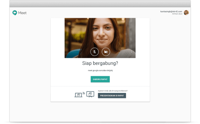 Google Meet. Foto: Google