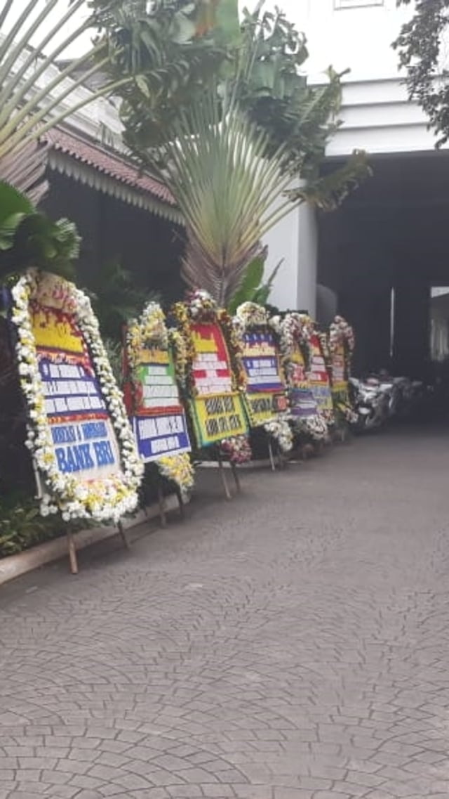 Karangan bunga untuk Riza Patria di Balai Kota DKI Jakarta. Foto: Dok. Istimewa