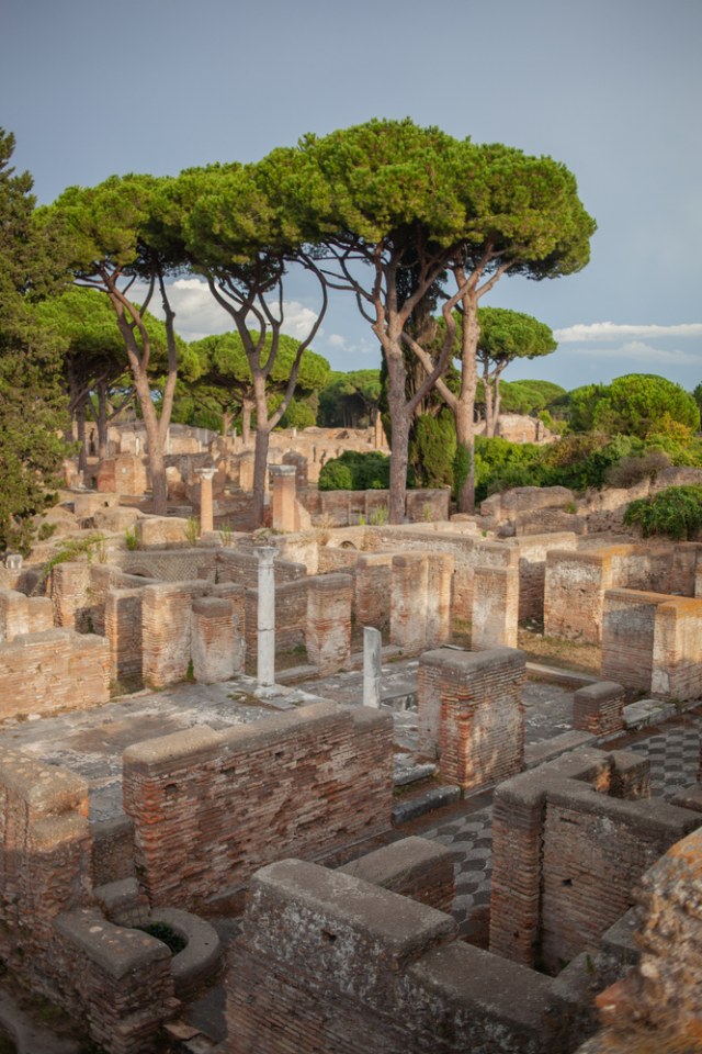 Ostia Antica, reruntuhan kota pelabuhan kuno Roma Foto: Shutter Stock