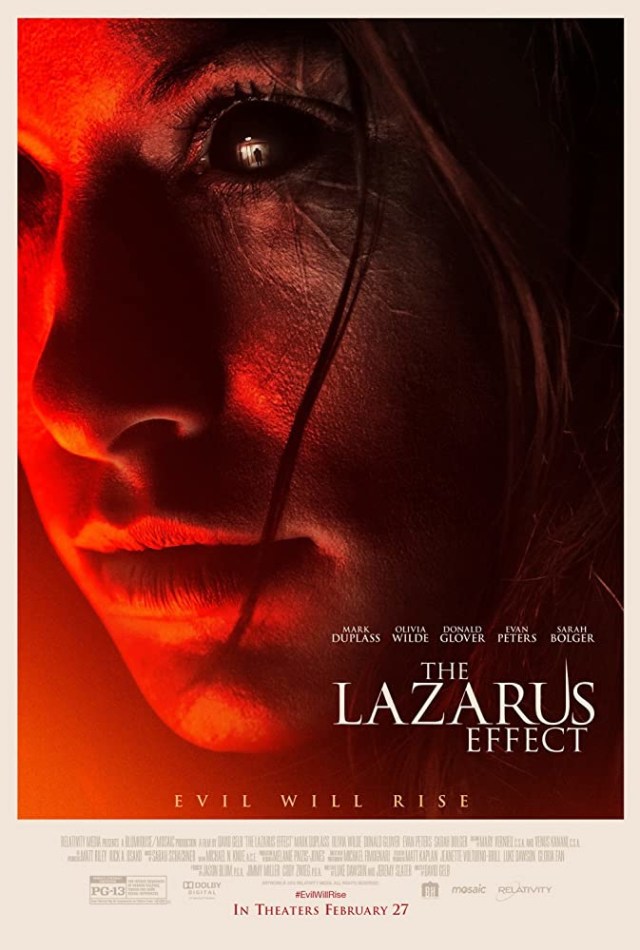 Poster film The Lazarus Effec. Dok: IMDb