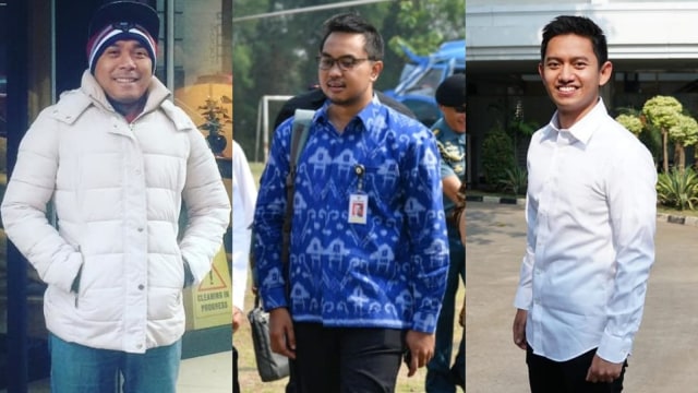 Staf Khusus Milenial Presiden Joko Widodo (ki-ka): Billy Mambrasar, Andi Taufan, Belva Devara Foto: Instagram, Biro Setpres